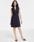 Фото #1 товара Women's Denim Blazer Dress, Created for Macy's