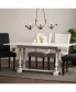 Eerry Farmhouse Folding Trestle Console to Dining Table
