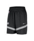 Men's Black Brooklyn Nets On-Court Practice Warmup Performance Shorts