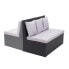 Фото #4 товара Садовый диван MCW Poly-Rattan 2er Sofa G16