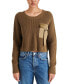 Фото #1 товара Women's Madison Satin-Pocket Sweater