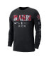 Men's Black Portland Trail Blazers Essential Air Traffic Control Long Sleeve T-shirt