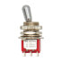 MUSIC STORE Mini Toggle Switch on/on/on Chrom