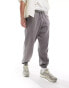 ASOS DESIGN unisex oversized jogger in washed grey