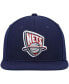 Синяя парковка для мужчин Mitchell&Ness New Jersey Nets Hardwood Classics Team Ground 2.0 Snapback Hat - фото #4