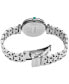 ფოტო #3 პროდუქტის Women's Diamond (1/8 ct. t.w.) Stainless Steel Bracelet Watch 30mm