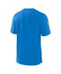 Фото #2 товара Men's Powder Blue Los Angeles Chargers Sideline Player Performance T-Shirt