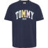 Фото #1 товара Футболка TOMMY JEANS Классическая футболка колледжа "Pop" с коротким рукавом