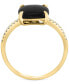 Фото #4 товара EFFY® Onyx & Diamond (1/20 ct. t.w.) Ring in 14k Gold