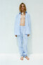 Фото #1 товара Брюки в полоску в пижамном стиле ZARA
