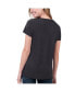 ფოტო #2 პროდუქტის Women's Heathered Black New Orleans Saints Main Game T-shirt