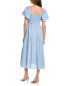 Фото #2 товара Ipponelli Off-The-Shoulder Midi Dress Women's Blue M