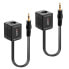 Фото #5 товара Lindy Stereo Audio Extender - Cat.5/6 100m 3.5mm - AV transmitter & receiver - 100 m - Black