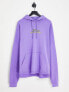 Фото #2 товара ASOS DESIGN extreme oversized hoodie in purple with graphic back print