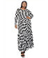 ფოტო #1 პროდუქტის Plus Size Grayson Tiered Maxi Dress