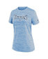 Фото #4 товара Women's Light Blue Tennessee Titans Sideline Velocity Performance T-shirt