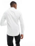 ONLY & SONS slim fit easy iron shirt in white