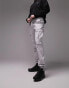 Фото #1 товара Topman skinny bungee cargo trousers in grey