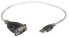 Фото #7 товара Manhattan USB-A to Serial Converter cable - 45cm - Male to Male - Serial/RS232/COM/DB9 - Prolific PL-2303RA Chip - Equivalent to ICUSB232V2 - Black/Silver cable - Three Year Warranty - Polybag - Black - Transparent - 0.45 m - USB A - Serial/COM/RS232/DB9 - Male - M