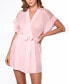 ფოტო #1 პროდუქტის Women's Mia Chiffon and Lace Sheer Robe