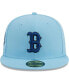 Фото #3 товара Men's Light Blue Boston Red Sox 59FIFTY Fitted Hat