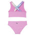 Puma 2Pc X Crossback Top & Bottom Swim Set Toddler Girls Size 5 Casual Athletic