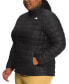 Фото #3 товара Plus Size Quilted Zip-Up Puffer Jacket