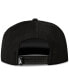 Men's Logo Embroidered Flat-Brim Snapback Hat