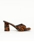 ფოტო #2 პროდუქტის Women's Jennifer Block Heels Mule Sandals - Extended sizes 10-14