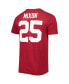 Фото #2 товара Men's Joe Mixon Crimson Oklahoma Sooners Alumni Name and Number Team T-shirt