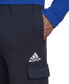 ფოტო #3 პროდუქტის Men's Essentials Regular Tapered-Fit Fleece Cargo Joggers