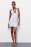 Фото #1 товара Платье облегающего кроя с горловиной халтер ZARA