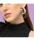 Women's Dented Drop Earrings