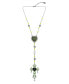 Фото #1 товара Faux Stone Cross Y Necklace