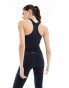 TALA Sculpt Seamless ribbed racerback tank top in navy