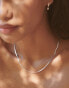 Daisy London snake chain necklace in sterling silver