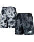 Фото #1 товара Men's Black Philadelphia Eagles Tie-Dye Shorts