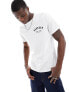 Фото #1 товара Barbour small collegiate logo t-shirt in white