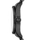 ფოტო #2 პროდუქტის Women's Lexington Three-Hand Black Stainless Steel Watch 38mm