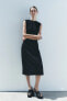 ZW COLLECTION GATHERED MIDI DRESS