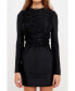 ფოტო #1 პროდუქტის Women's Gathered Mini Dress