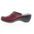 Фото #5 товара Softwalk Murietta S6015-648 Womens Burgundy Narrow Clog Sandals Shoes