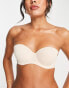 Dorina Michelle strapless bandeau bra in beige