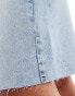 Miss Selfridge denim jort in light blue wash VERWASCHENES HELLBLAU, 34 - фото #4