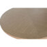 Dining Table Home ESPRIT Natural Wood Natural rubber 137 x 137 x 75 cm