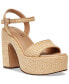 Фото #1 товара Vidaa Ankle-Strap Platform Sandals, Created for Macy's