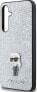 Karl Lagerfeld Etui Karl Lagerfeld KLHCSA55GCNPSG Samsung Galaxy A55 hardcase Fixed Glitter Choupette Logo Metal Pin srebrny/silver