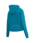 Фото #4 товара Women's Teal Charlotte Hornets Triple Tonal Full-Zip Hoodie