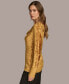 ფოტო #3 პროდუქტის Women's Chenille Cowl Neck Sweater