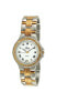 Фото #1 товара Men's Two-Tone Bracelet Watch with Two Tone 23K Gold Plated & Silver Sport Bezel